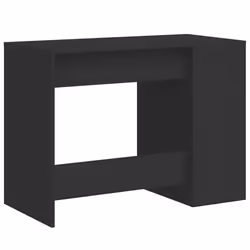 vidaXL Desk Writing Desk Office Study Working Computer Table Engineered Wood - black - Additional view 4