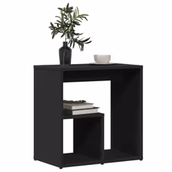 vidaXL Side Tables 2 pcs Black 50x30x50 cm Engineered Wood - Additional view 3