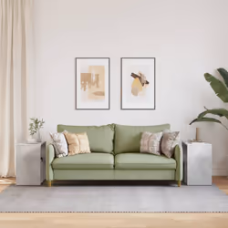 vidaXL Side Tables 2 pcs Concrete Grey 50x30x50 cm Engineered Wood - Additional view 2