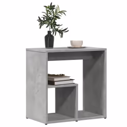 vidaXL Side Tables 2 pcs Concrete Grey 50x30x50 cm Engineered Wood - Additional view 3