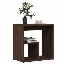 vidaXL Side Tables 2 pcs Brown Oak 50x30x50 cm Engineered Wood - Additional view 3