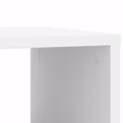 vidaXL Side Table with Wheels Hallway End Table Coffee Table Engineered Wood - White - Additional view 7