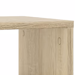 vidaXL Side Table with Wheels Hallway End Table Coffee Table Engineered Wood - Sonoma oak - Additional view 7