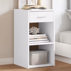 VidaXL 840577 nightstand/bedside table White