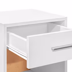 VidaXL 840577 nightstand/bedside table White - Additional view 8
