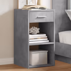 VidaXL 840582 nightstand/bedside table Concrete colour