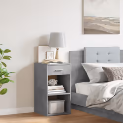VidaXL 840582 nightstand/bedside table Concrete colour