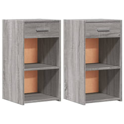 VidaXL 840587 nightstand/bedside table Oak