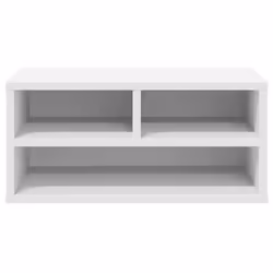 vidaXL Printer Stand Printer Table File Organiser Brown Oak Engineered Wood - White - Additional view 4