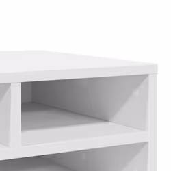 vidaXL Printer Stand Printer Table File Organiser Brown Oak Engineered Wood - White - Additional view 7