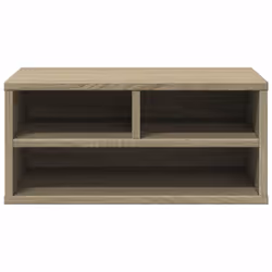 vidaXL Printer Stand Printer Table File Organiser Brown Oak Engineered Wood - Sonoma oak - Additional view 4