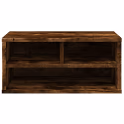 vidaXL Printer Stand Printer Table File Organiser Smoked Oak Engineered Wood - Additional view 4