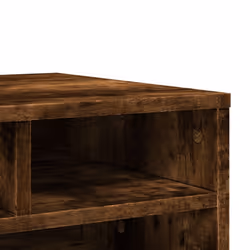 vidaXL Printer Stand Printer Table File Organiser Smoked Oak Engineered Wood - Additional view 7