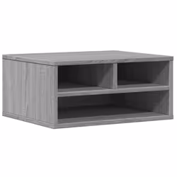 vidaXL Printer Stand Printer Table File Organiser Grey Sonoma Engineered Wood