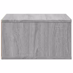 vidaXL Printer Stand Printer Table File Organiser Grey Sonoma Engineered Wood - Additional view 5
