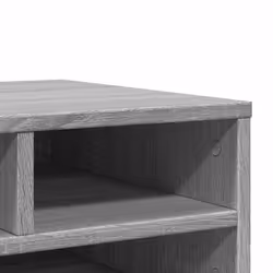 vidaXL Printer Stand Printer Table File Organiser Grey Sonoma Engineered Wood - Additional view 7