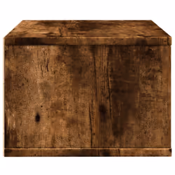 vidaXL Printer Stand Printer Table Office Desk File Organiser Engineered Wood - Smoked oak - Additional view 6