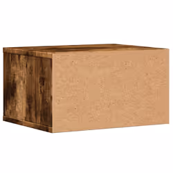 vidaXL Printer Stand Printer Table Office Desk File Organiser Engineered Wood - Smoked oak - Additional view 7