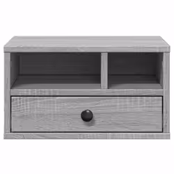 vidaXL Printer Stand Printer Table Office Desk File Organiser Engineered Wood - Grey sonoma - Additional view 5
