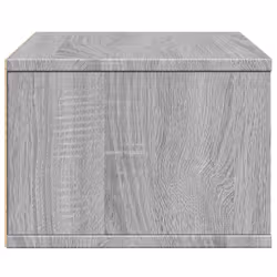 vidaXL Printer Stand Printer Table Office Desk File Organiser Engineered Wood - Grey sonoma - Additional view 6