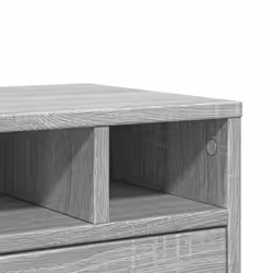 vidaXL Printer Stand Printer Table Office Desk File Organiser Engineered Wood - Grey sonoma - Additional view 8