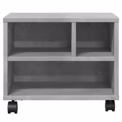 vidaXL Printer Stand with Wheels Printer Table Office Desk Organiser Black - Concrete grey - Additional view 4