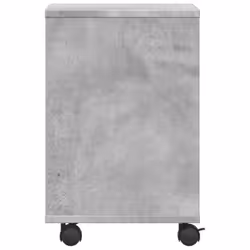 vidaXL Printer Stand with Wheels Printer Table File Desk Organiser Smoked Oak - concrete grey - Additional view 5