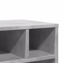 vidaXL Printer Stand with Wheels Printer Table File Desk Organiser Smoked Oak - concrete grey - Additional view 7