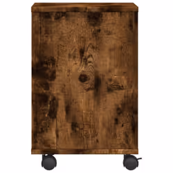 vidaXL Printer Stand with Wheels Printer Table File Desk Organiser Smoked Oak - smoked oak - Additional view 5