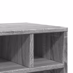 vidaXL Printer Stand with Wheels Printer Table File Desk Organiser Smoked Oak - grey sonoma - Additional view 7