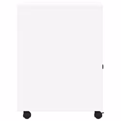 vidaXL Printer Stand with Wheels Printer Table File Desk Organiser Sonoma Oak - white - Additional view 5