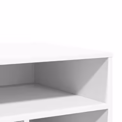 vidaXL Printer Stand with Wheels Printer Table File Desk Organiser Sonoma Oak - white - Additional view 7