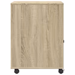 vidaXL Printer Stand with Wheels Printer Table File Desk Organiser Sonoma Oak - sonoma oak - Additional view 5