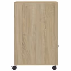 vidaXL Printer Stand with Wheels Printer Table Office File Desk Organiser - sonoma oak - Additional view 5