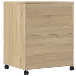 vidaXL Printer Stand with Wheels Printer Table Office File Desk Organiser - sonoma oak - Additional view 6