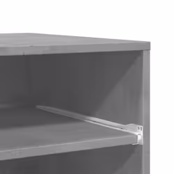 vidaXL Printer Stand with Wheels Printer Table Office File Desk Organiser - concrete grey - Additional view 7