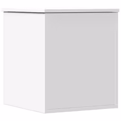 vidaXL Storage Box Blanket Box Storage Chest Toy Box White Engineered Wood