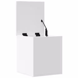vidaXL Storage Box Blanket Box Storage Chest Toy Box White Engineered Wood - Additional view 6