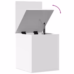 vidaXL Storage Box Blanket Box Storage Chest Toy Box White Engineered Wood - Additional view 7