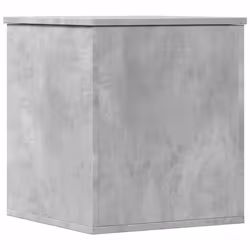 vidaXL Storage Box Blanket Box Storage Chest Box Concrete Grey Engineered Wood - Additional view 5