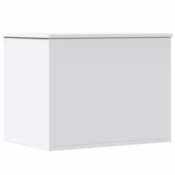 vidaXL Storage Box Blanket Box Storage Chest Toy Box White Engineered Wood
