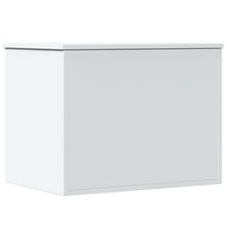 vidaXL Storage Box Blanket Box Storage Chest Toy Box White Engineered Wood