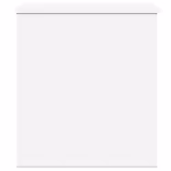 vidaXL Storage Box Blanket Box Storage Chest Toy Box White Engineered Wood - Additional view 4