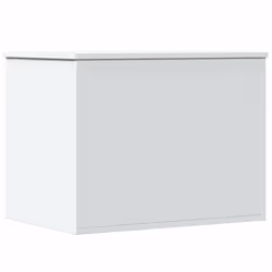 vidaXL Storage Box Blanket Box Storage Chest Toy Box White Engineered Wood - Additional view 5