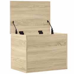 vidaXL Storage Box Blanket Box Storage Chest Box Sonoma Oak Engineered Wood - Additional view 6