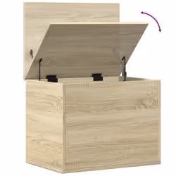 vidaXL Storage Box Blanket Box Storage Chest Box Sonoma Oak Engineered Wood - Additional view 7
