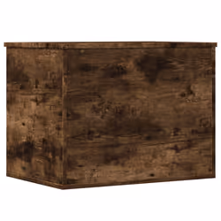 vidaXL Storage Box Blanket Box Storage Chest Box Smoked Oak Engineered Wood - Additional view 5