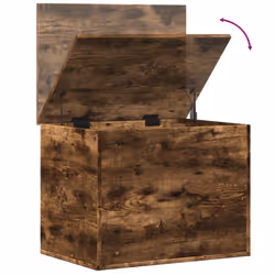 vidaXL Storage Box Blanket Box Storage Chest Box Smoked Oak Engineered Wood - Additional view 7