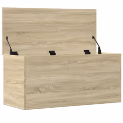 vidaXL Storage Box Blanket Box Storage Chest Box Sonoma Oak Engineered Wood - Additional view 6