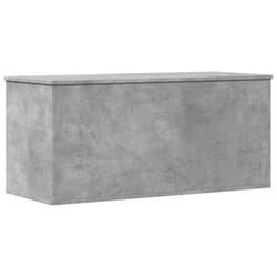 vidaXL Storage Box Blanket Box Storage Chest Box Concrete Grey Engineered Wood